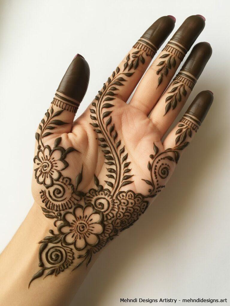 Arabic Mehndi Patterns 4