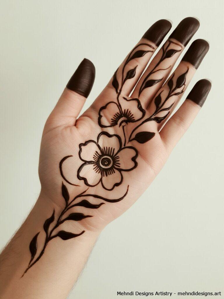 Arabic floral strokes 1