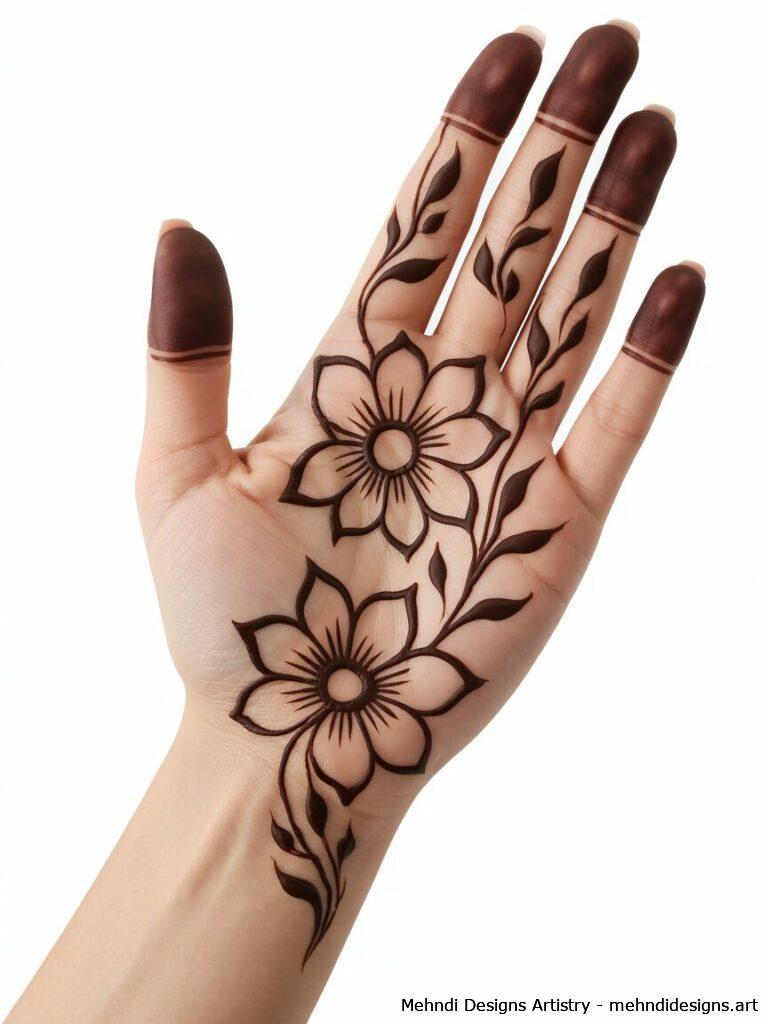 Arabic floral strokes 3