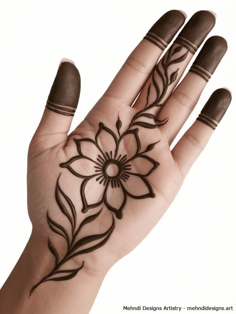 Arabic floral strokes 4