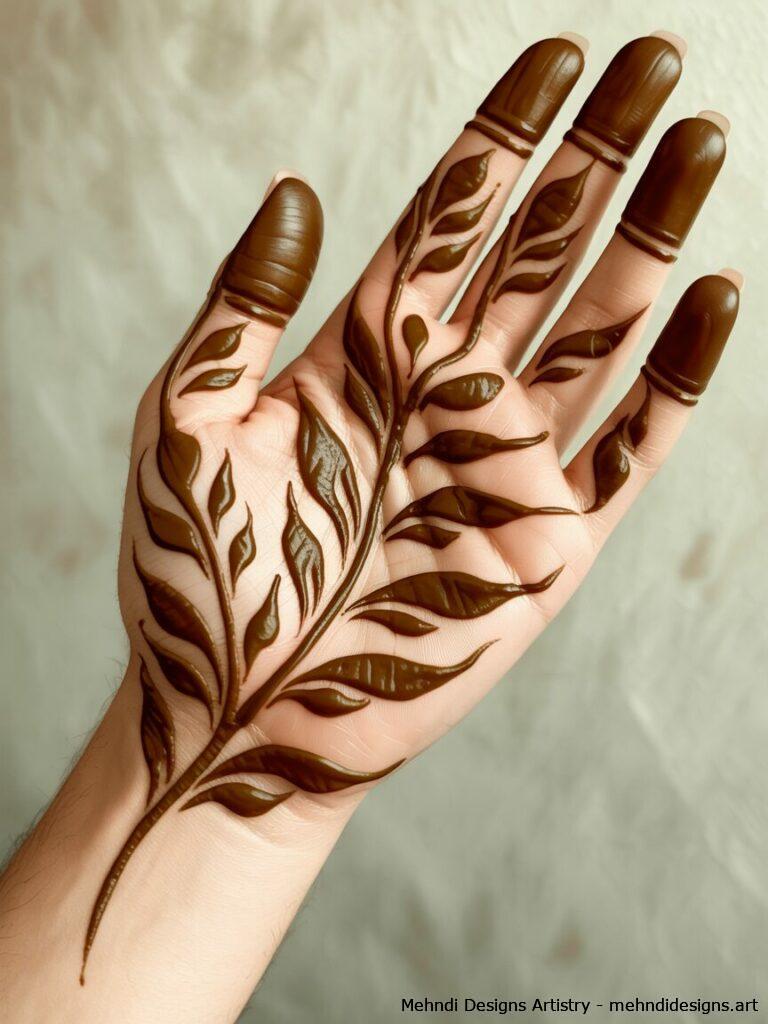Arabic leafy vines trails 1