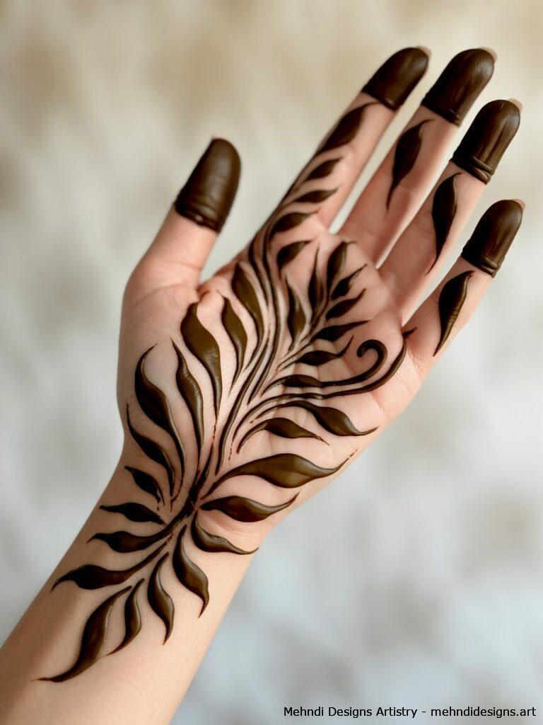 Arabic leafy vines trails 2