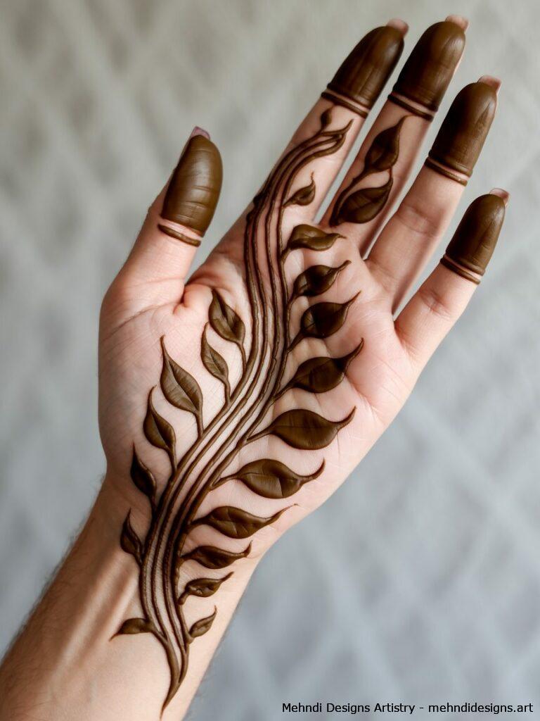 Arabic leafy vines trails 3