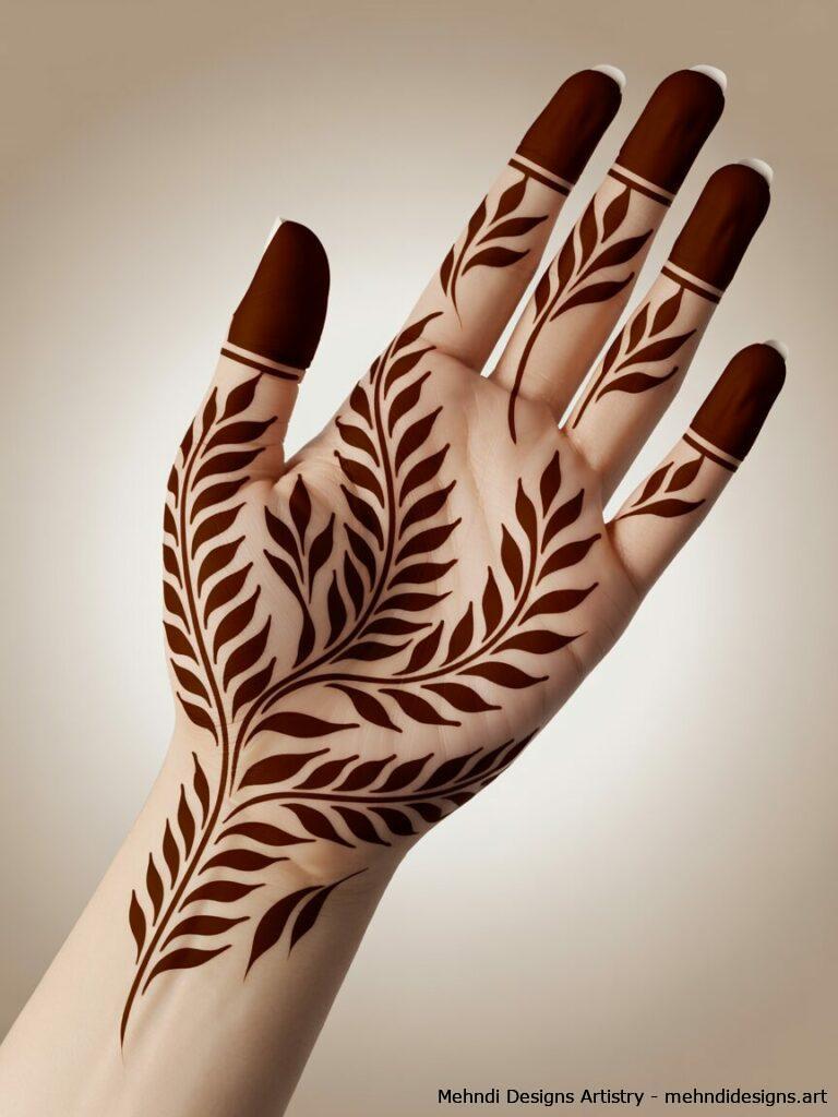 Arabic leafy vines trails 4