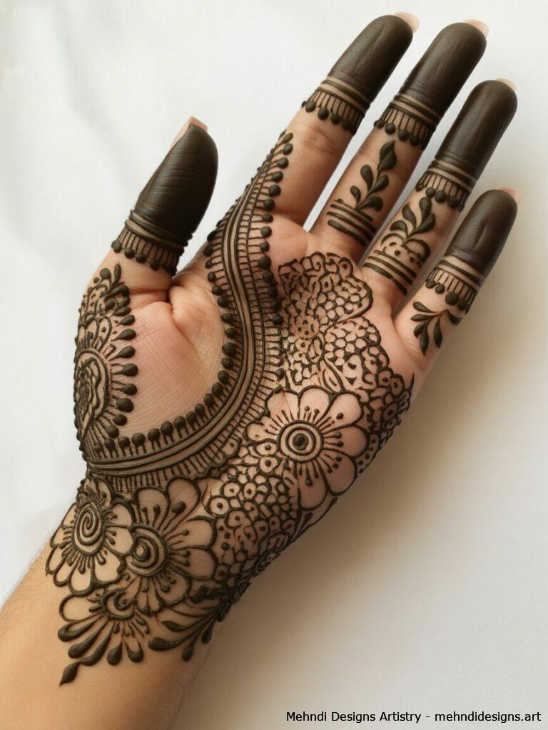 Bridal mehndi artistry 1