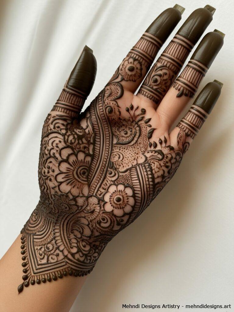 Bridal mehndi artistry 2