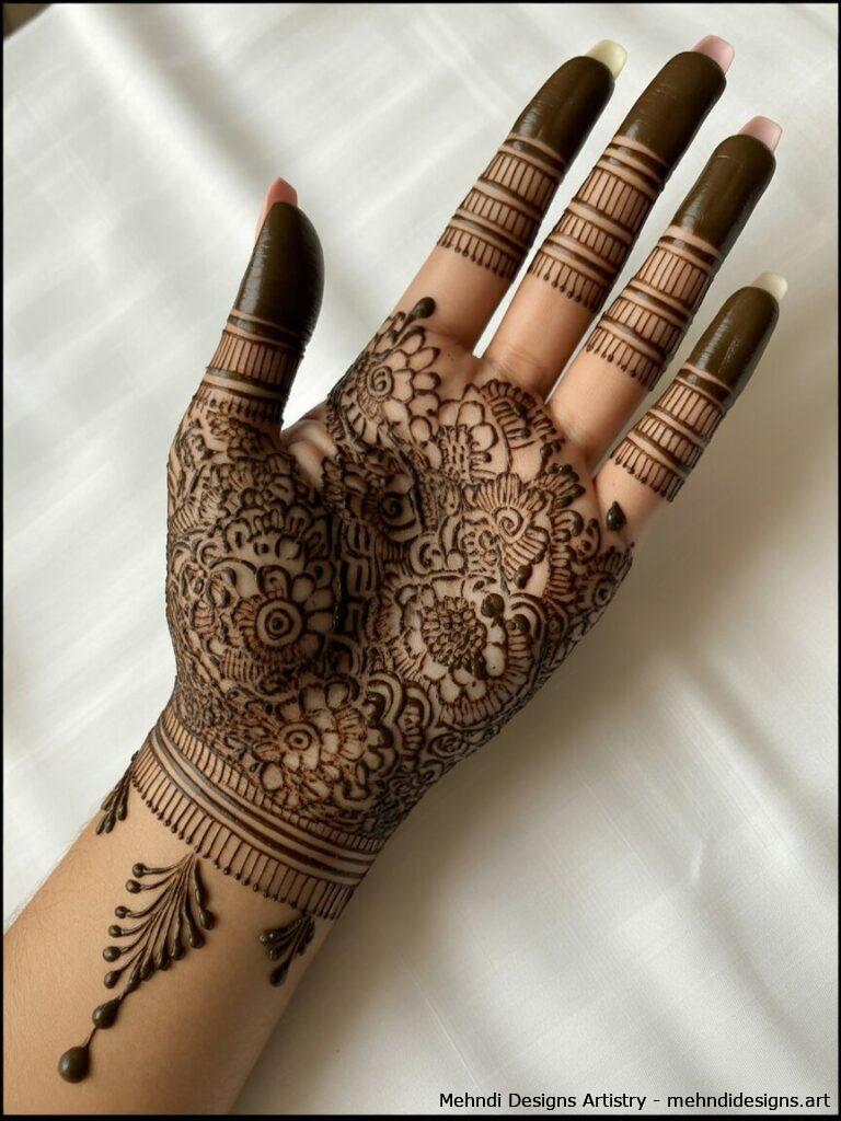 Bridal mehndi artistry 3