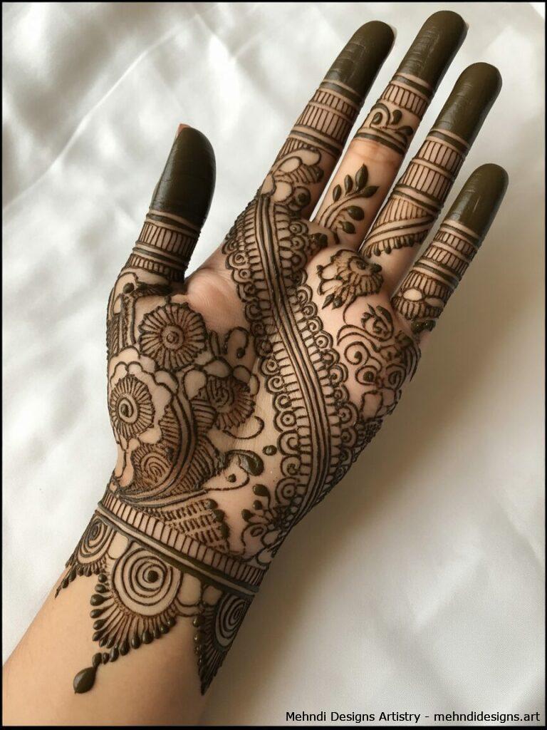 Bridal mehndi artistry 4