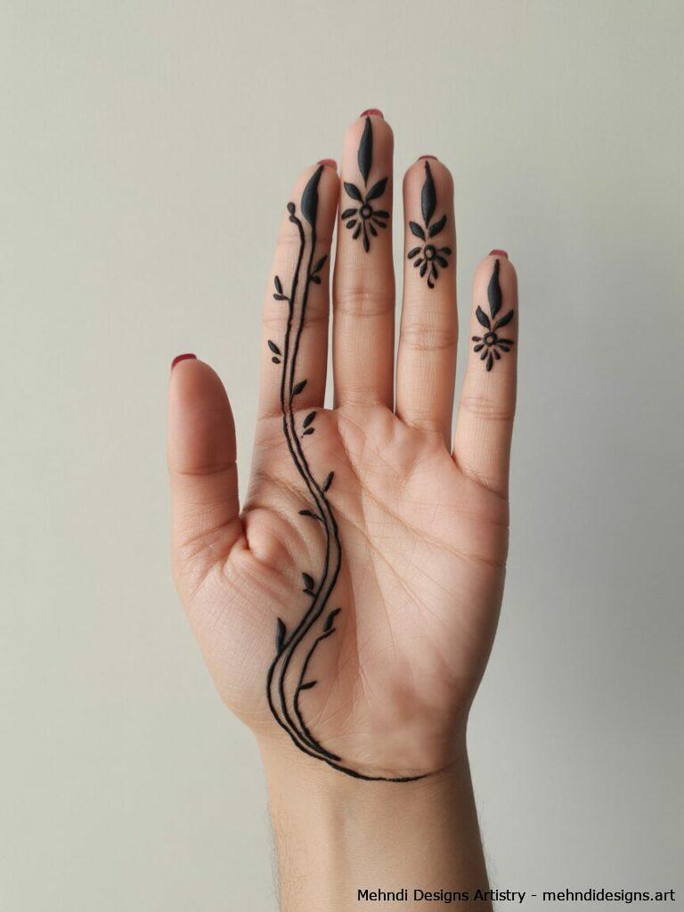 Delicate fingertip accents 1