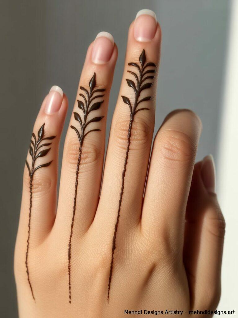 Delicate fingertip accents 2