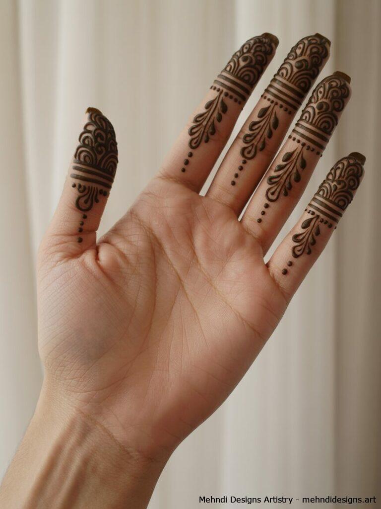 Finger tip embellishments 2