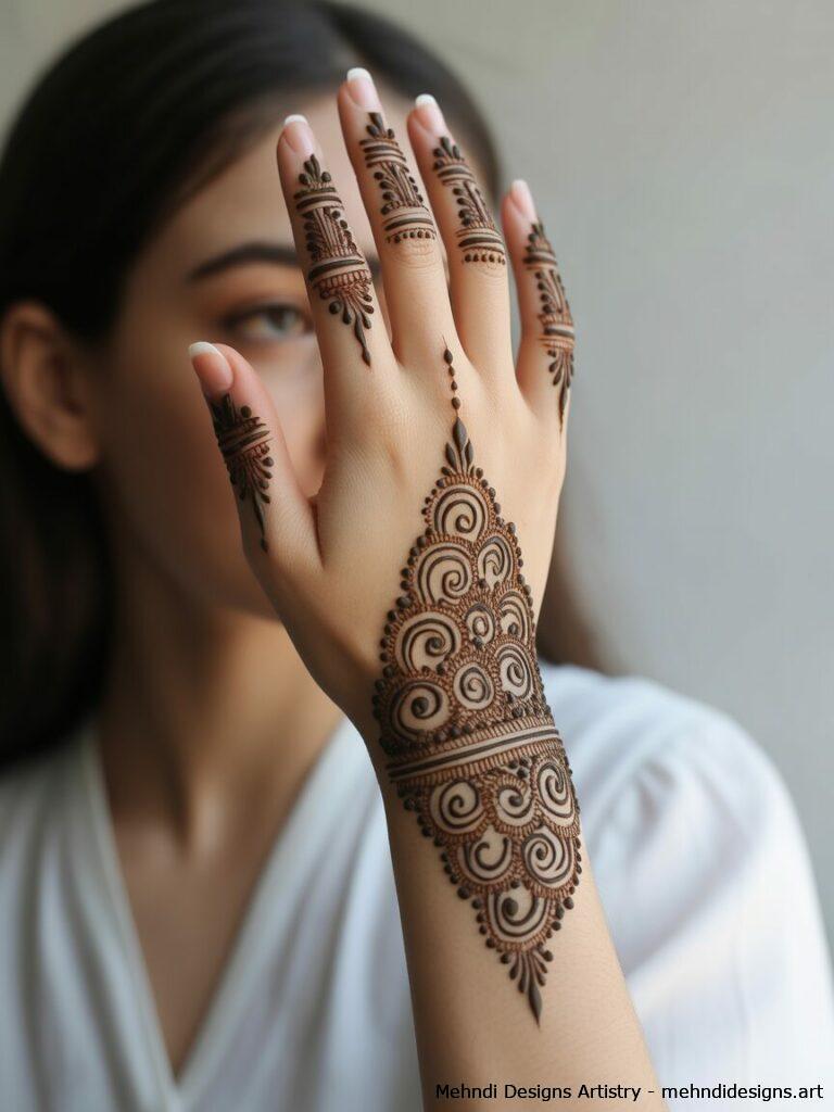 Fingertip ornamentation 3