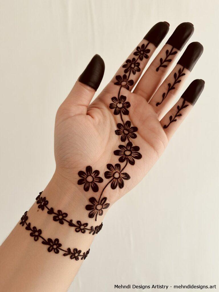 Floral bracelet patterns 1