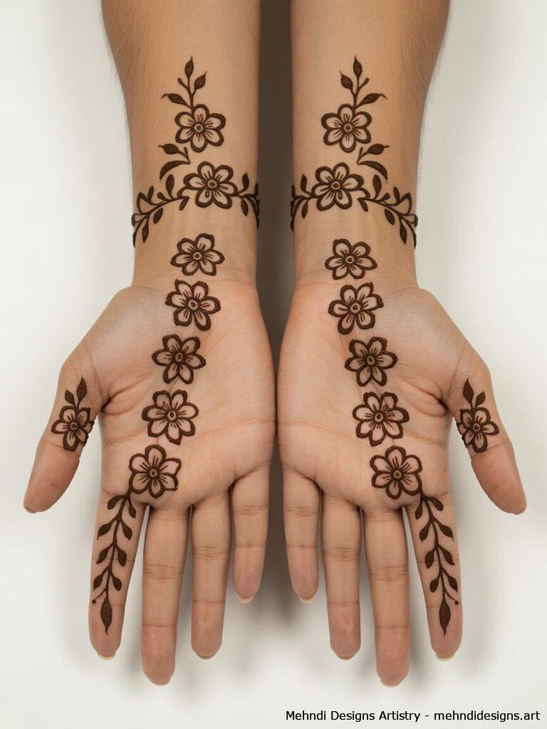 Floral bracelet patterns 3