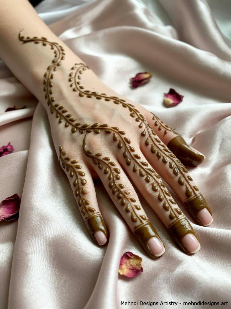 Flowing vine patterns 1