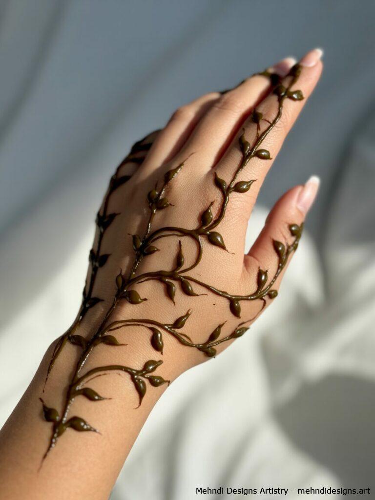 Flowing vine patterns 2