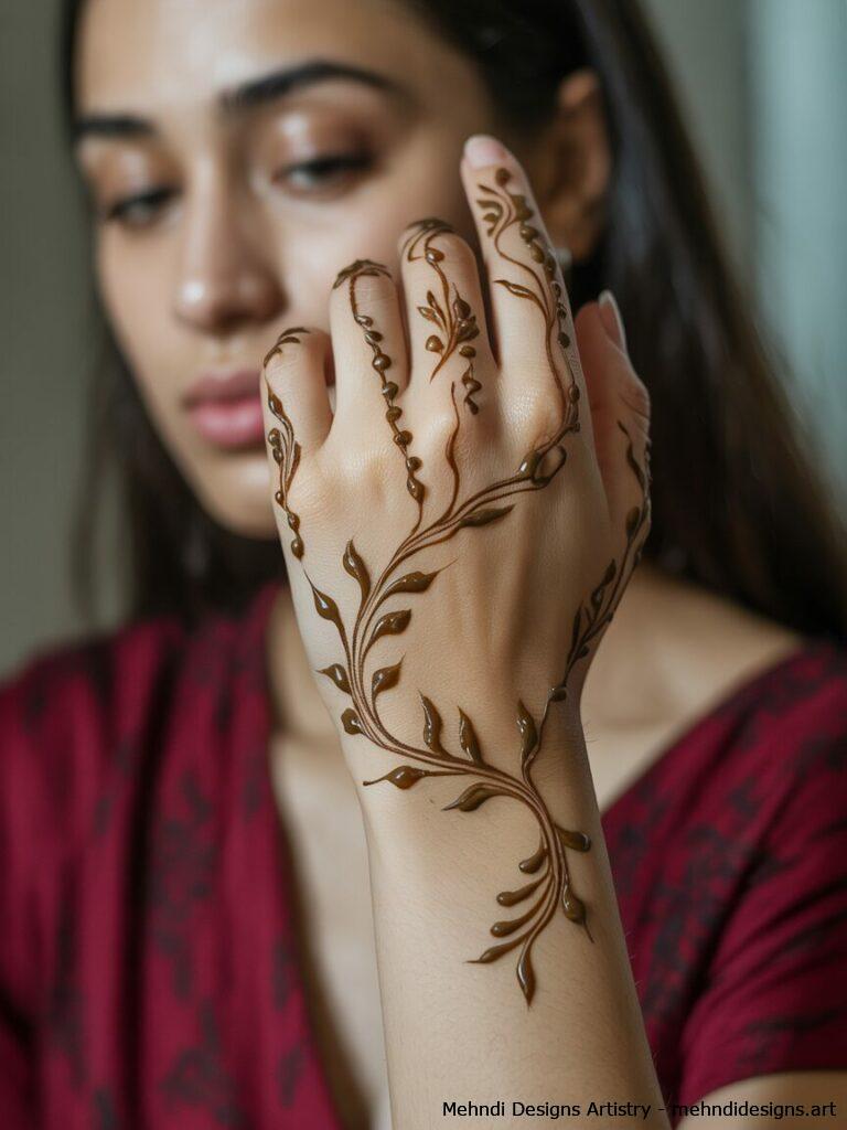 Flowing vine patterns 3