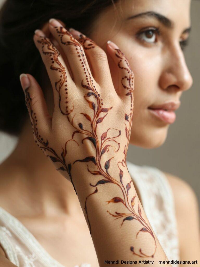 Flowing vine patterns 4