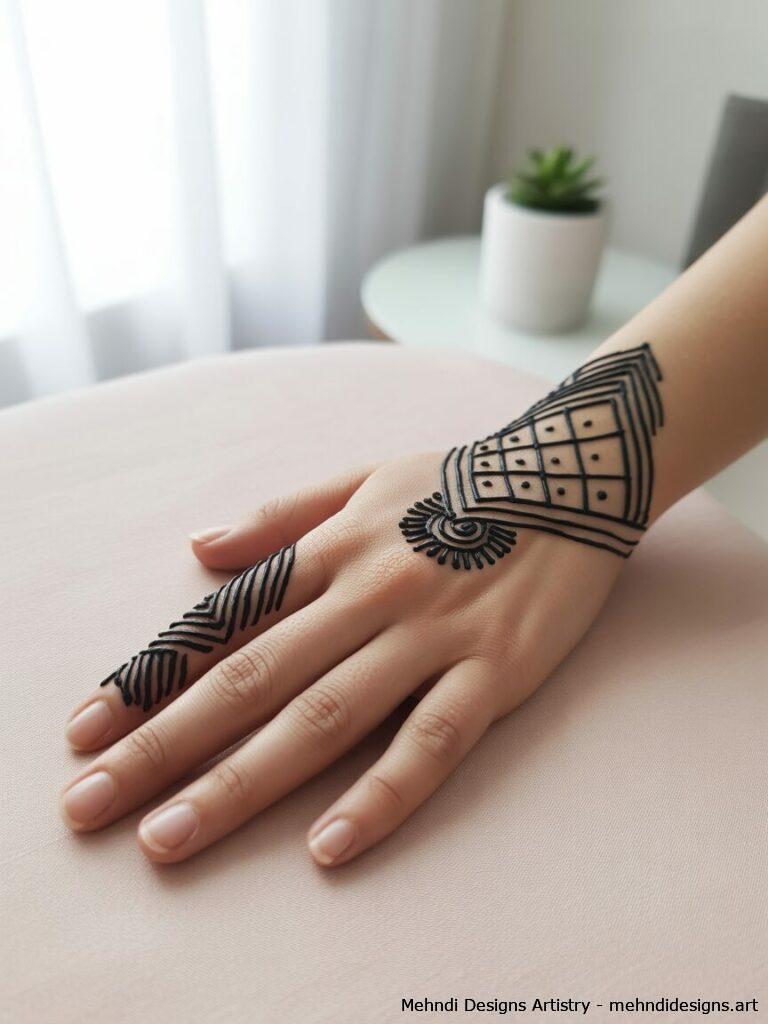 Geometric pattern styling 1