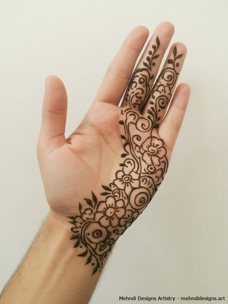 Half hand coverage style 4