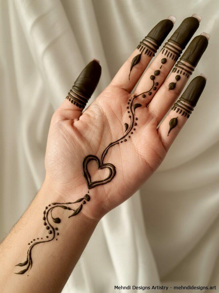 Heart and dot motifs 1