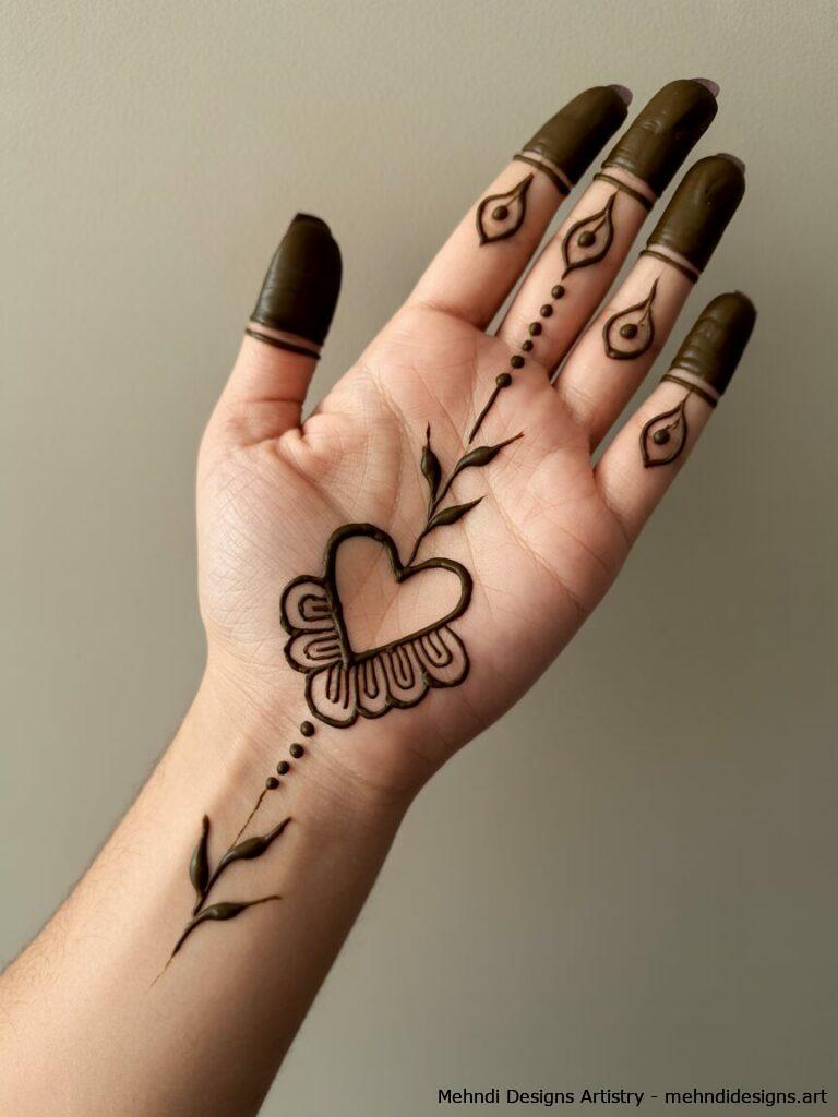 Heart and dot motifs 3