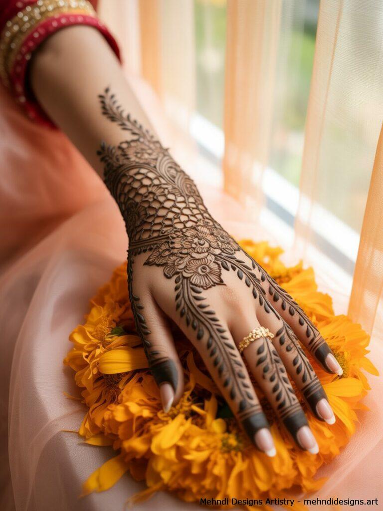 Intricate floral networks 2
