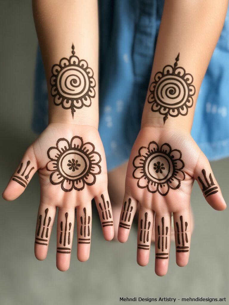 Kids Mehndi Designs 3