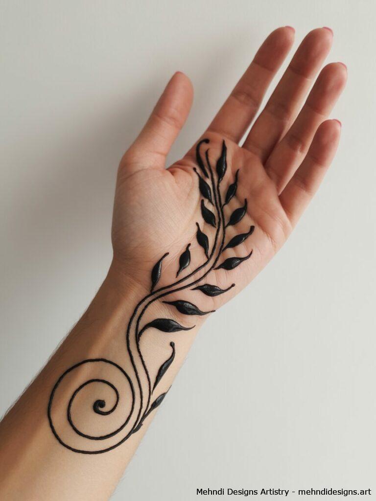 Leafy vine accents 1