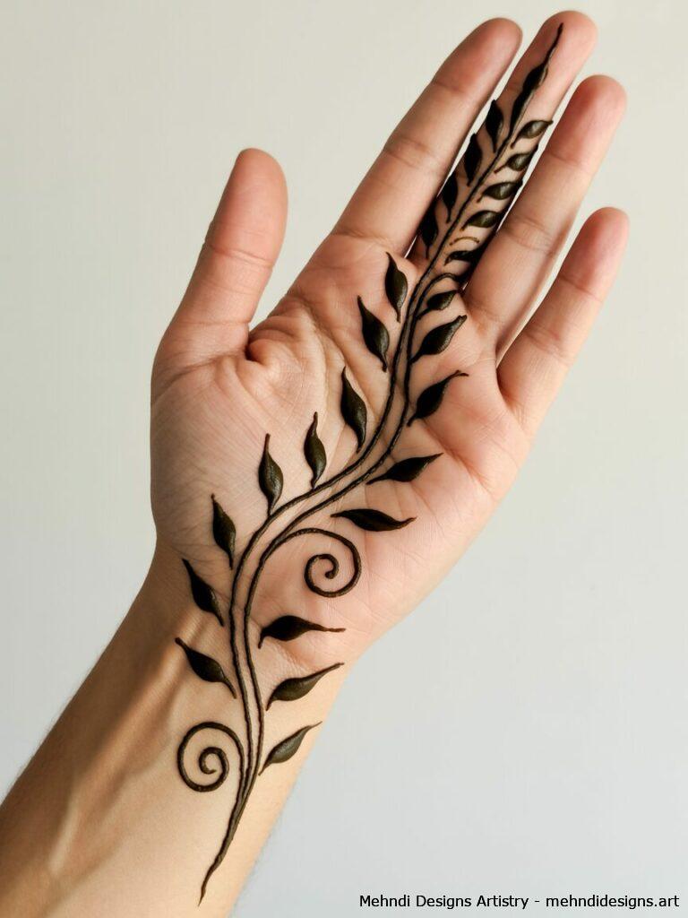 Leafy vine accents 2