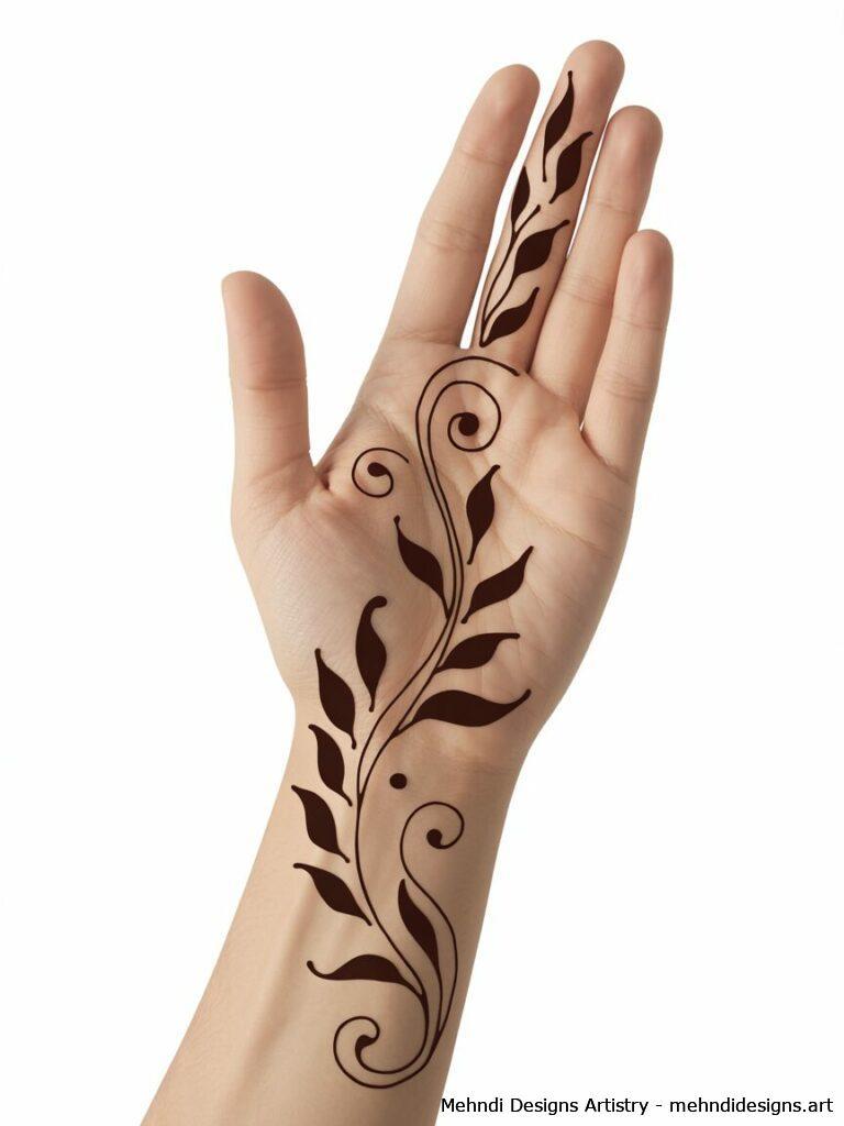 Leafy vine accents 3