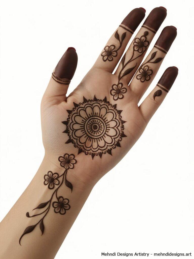 Mandala floral fusion 2