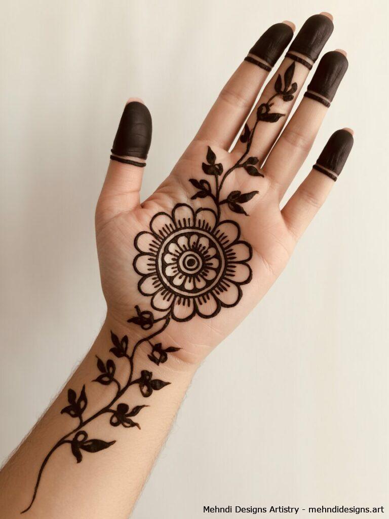 Mandala floral fusion 4