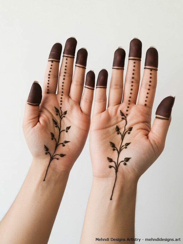 Minimalist Mehndi Trends 2