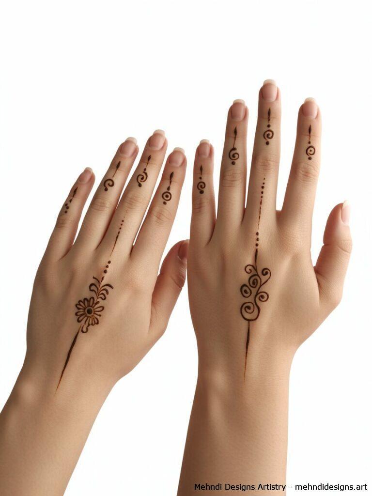 Minimalist Mehndi Trends 4