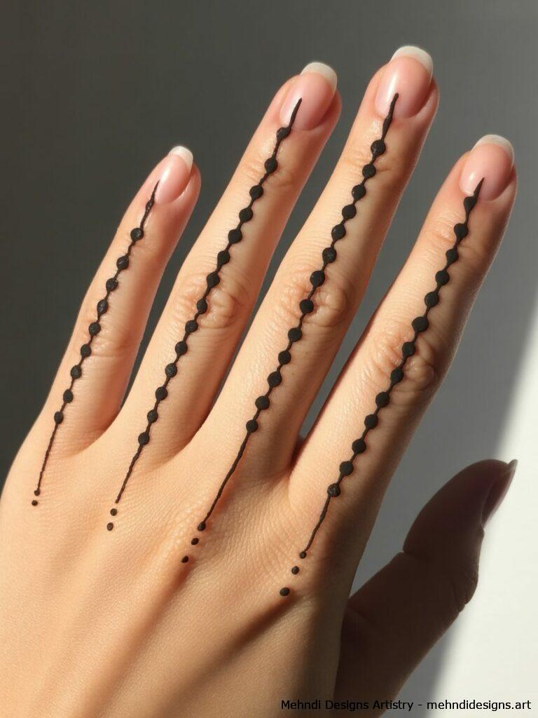 Minimalist dots and dashes 1