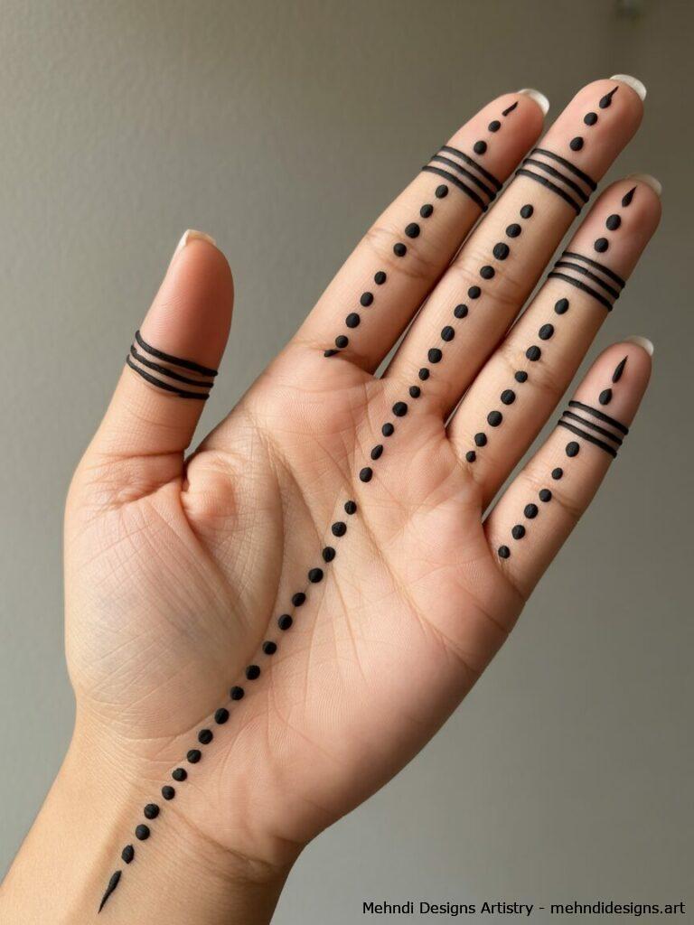 Minimalist dots and dashes 3