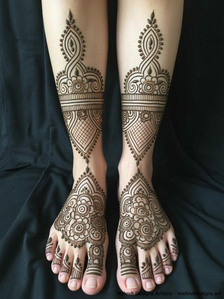 Symmetrical foot patterns 1