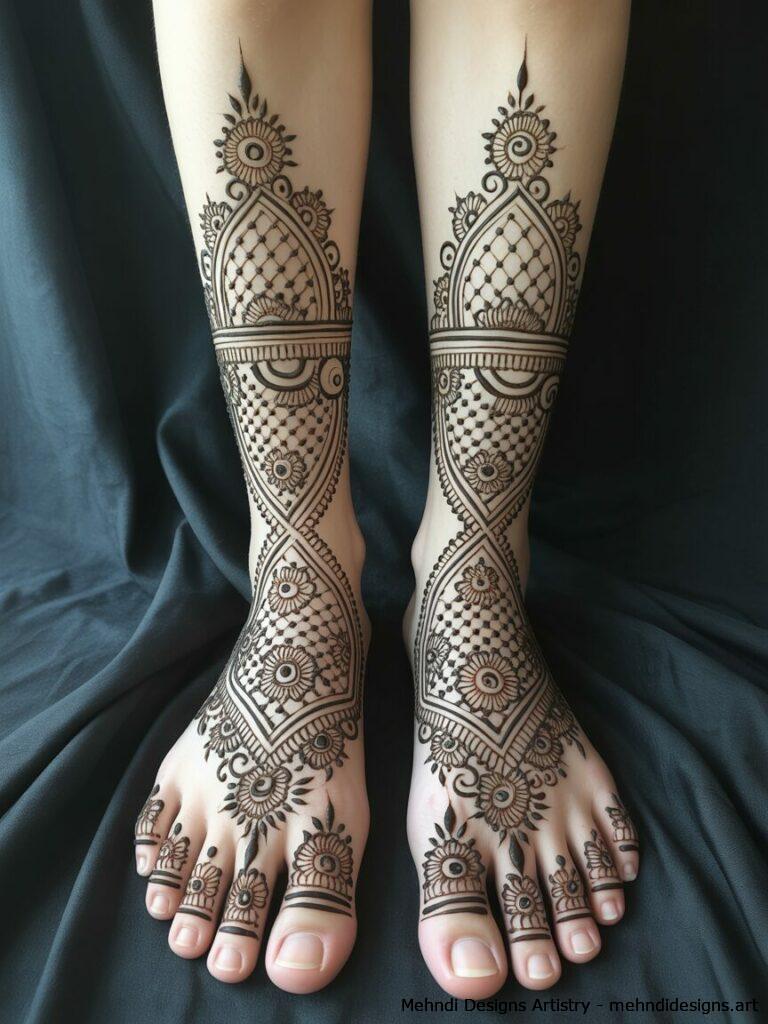 Symmetrical foot patterns 4