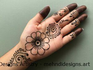 easy mehndi design