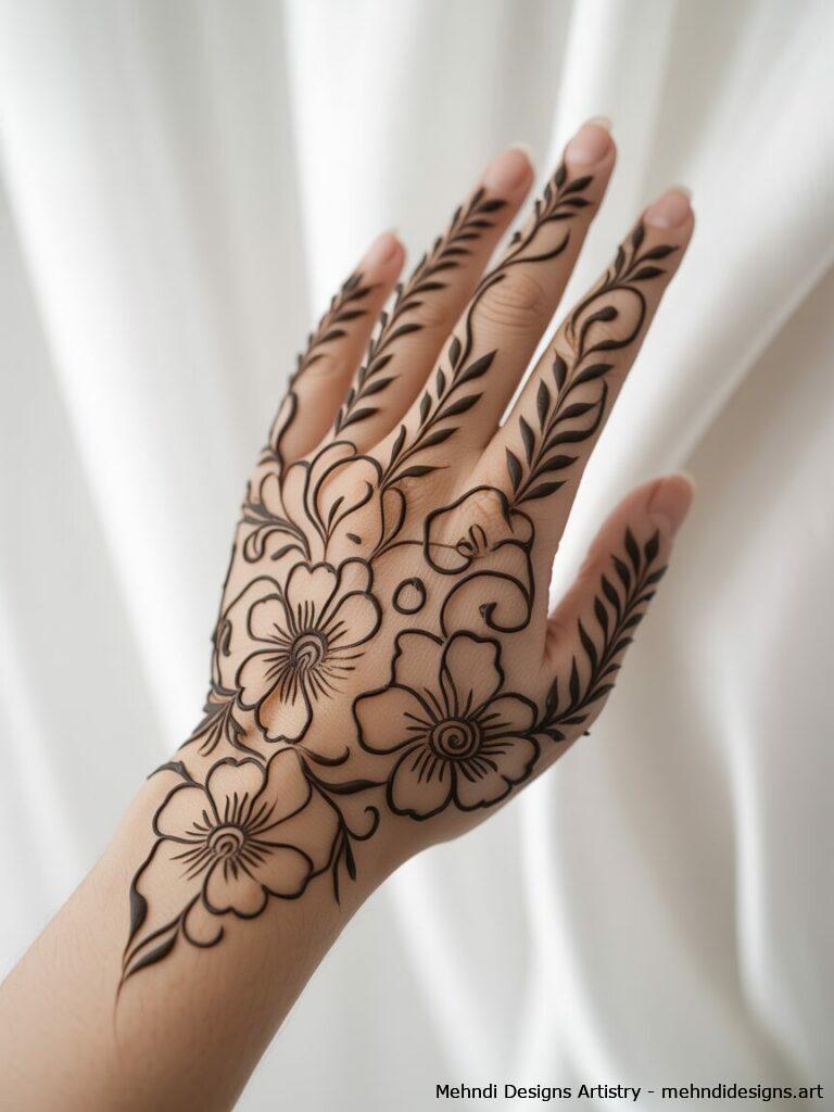 floral trails and vine work 1