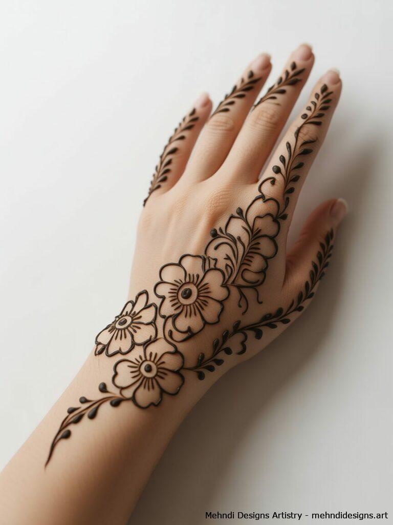 floral trails and vine work 3
