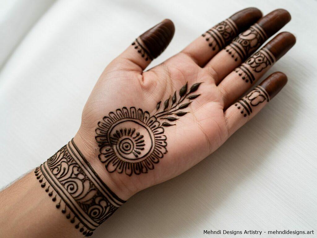 pakistani mehndi designs front hand