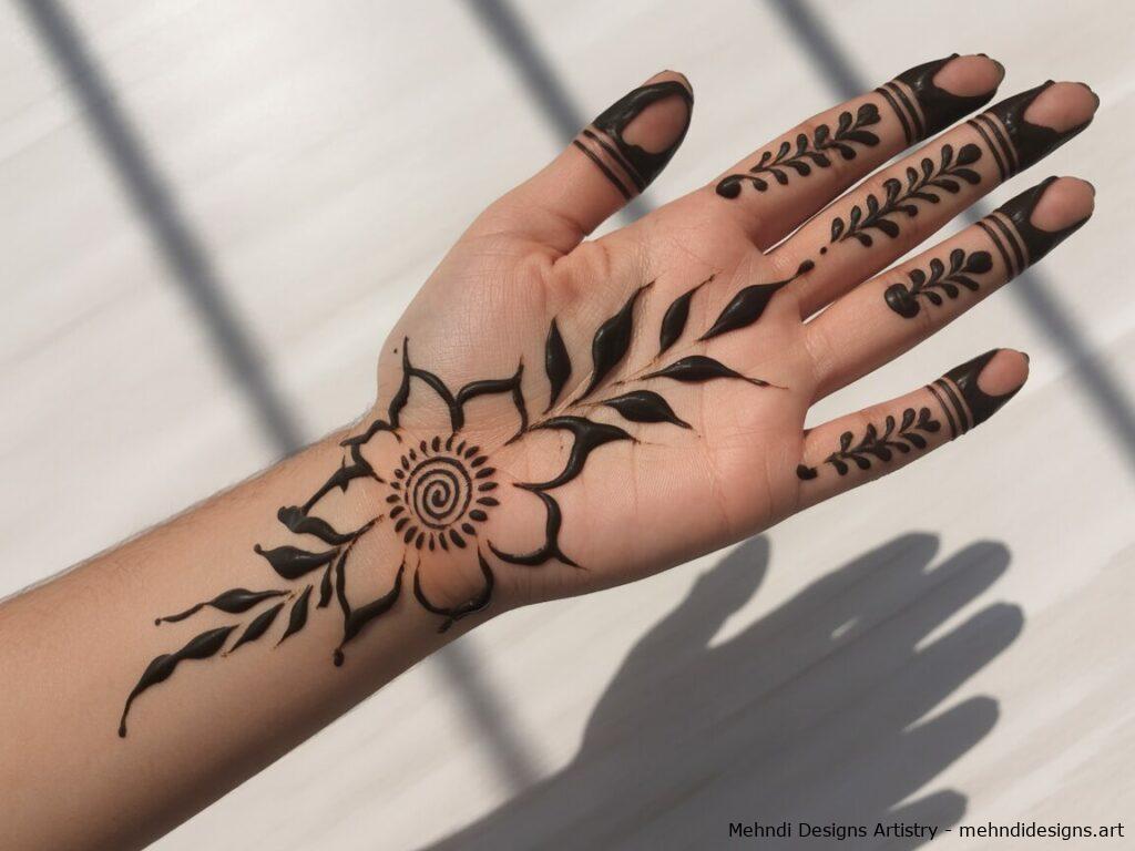 simple mehndi design