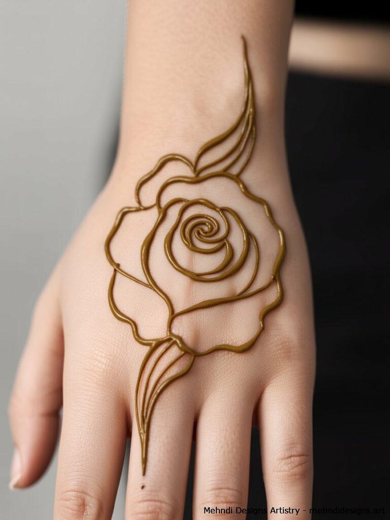 Abstract rose design 2