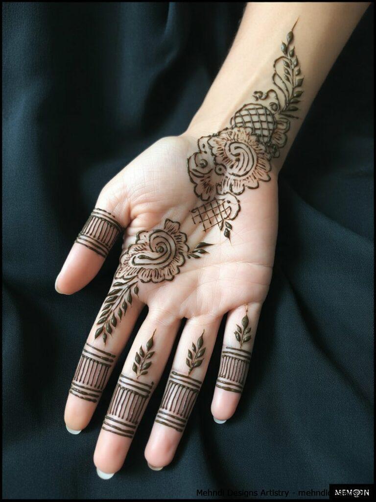 Arabic Finger Design 4