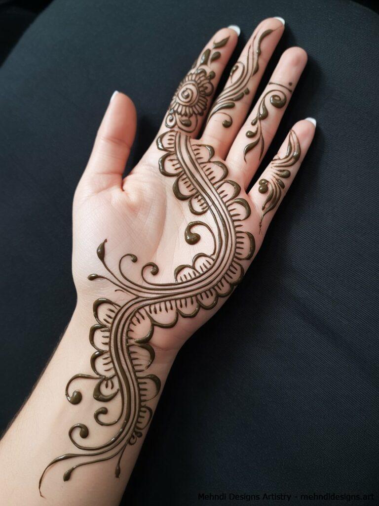 Arabic Style Mehndi 1