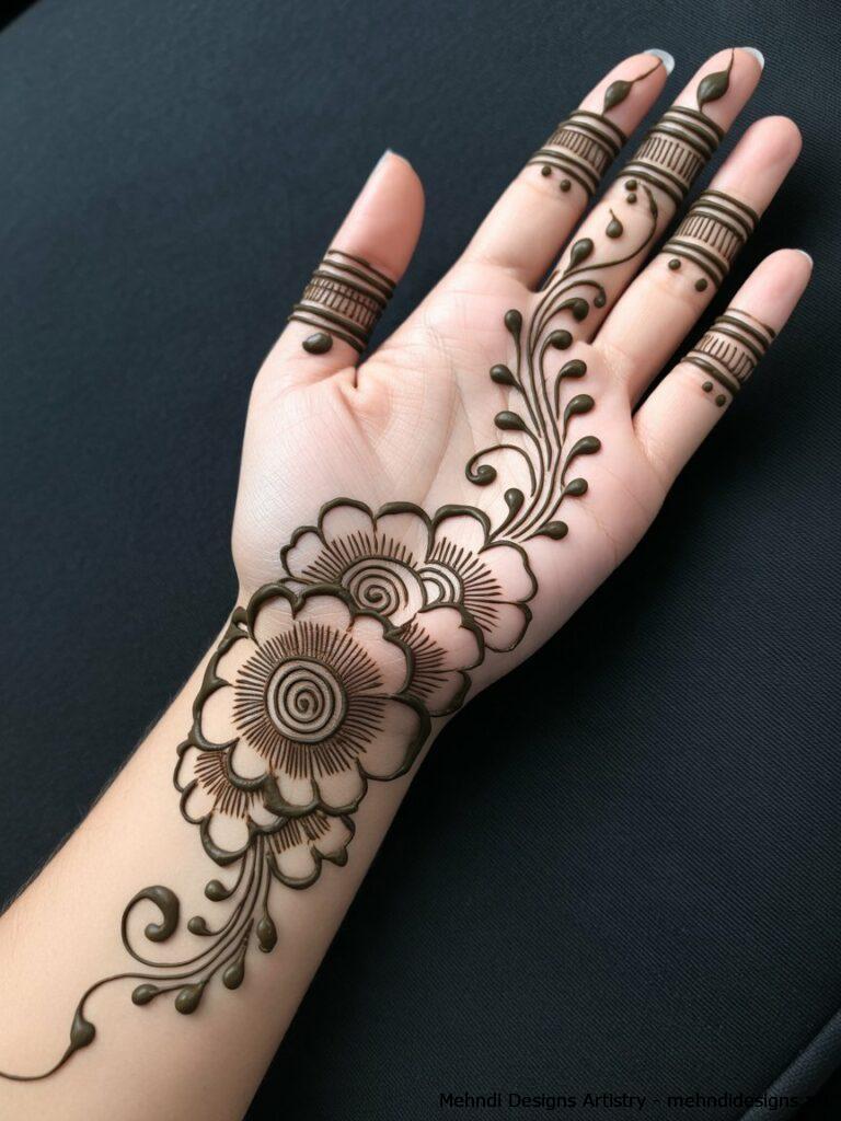 Arabic Style Mehndi 2