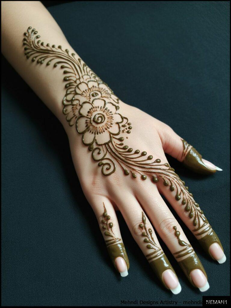 Arabic Style Mehndi 4