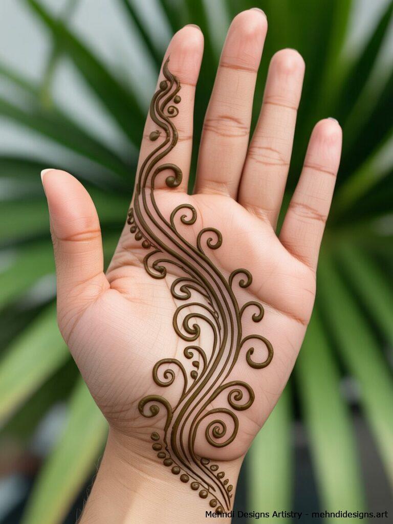 Arabic palm trails 1